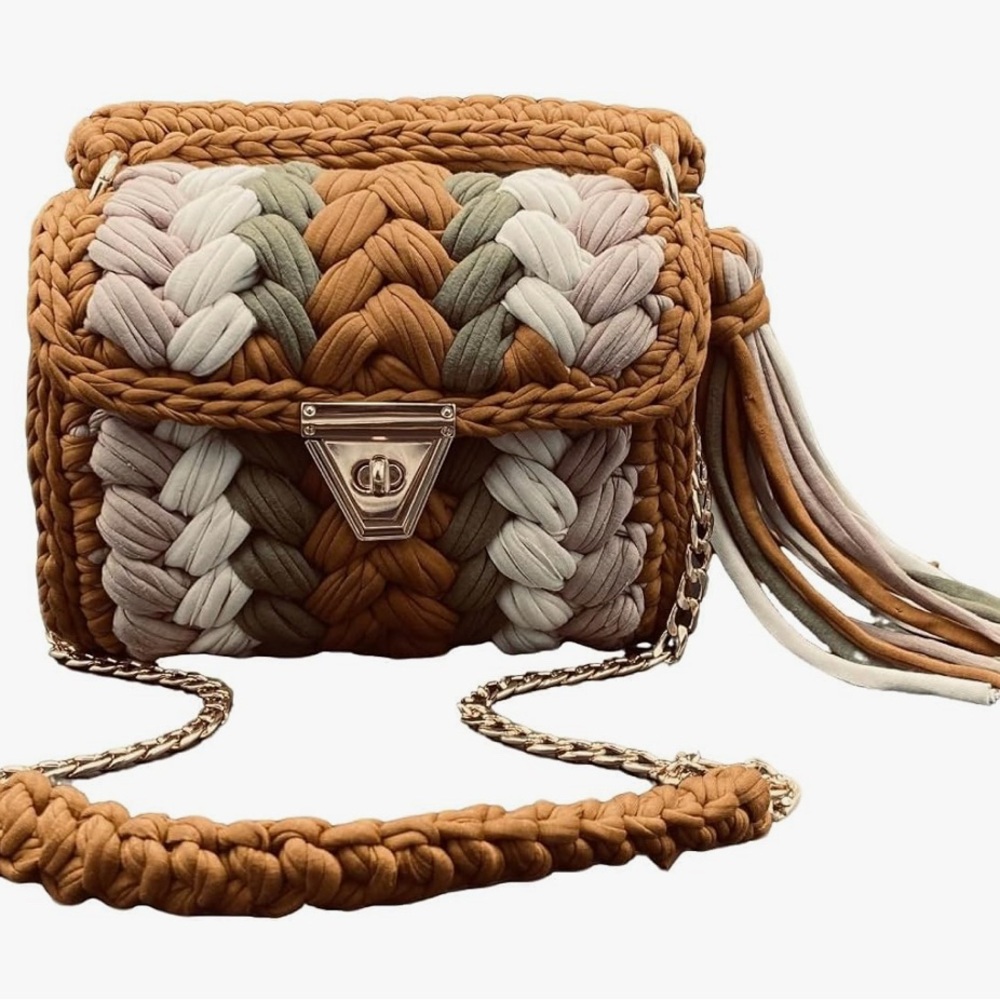 Custom Crocheted Handbag-Handcrafted - Picture 2 of 9